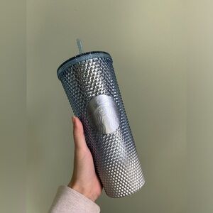 2023 Starbucks winter blue silver gradient ombré icicle tumbler